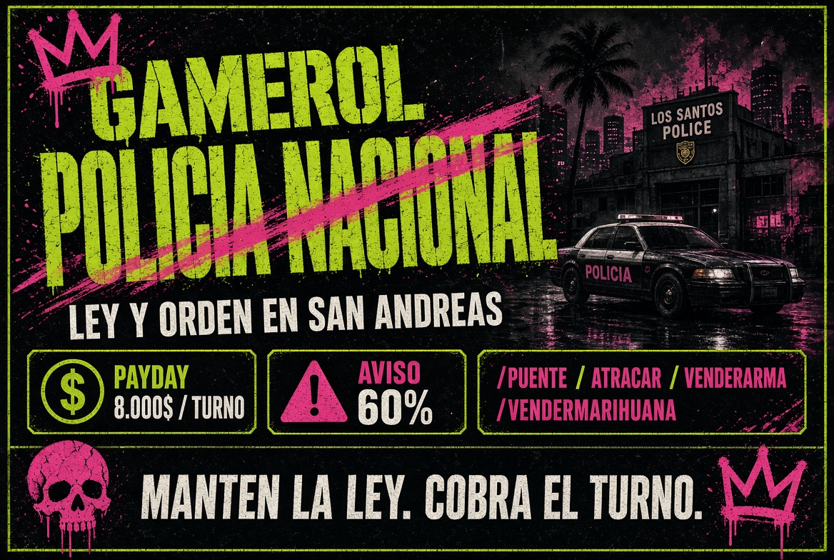 Gamerol Policía Nacional: ley y orden en San Andreas