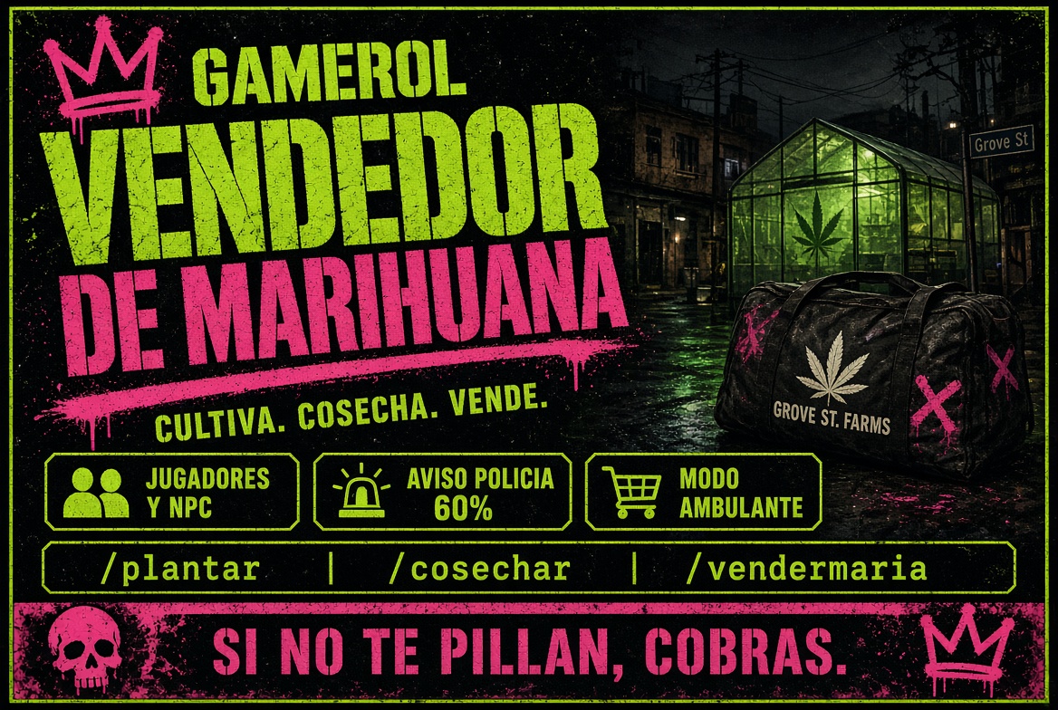 Gamerol Vendedor de Marihuana: cultiva, cosecha, vende